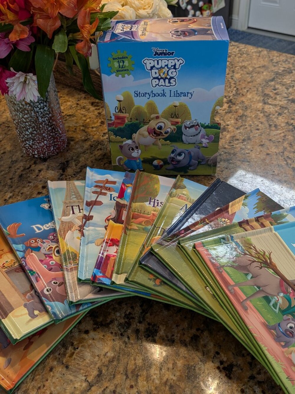 Disney Junior Puppy Dog Pals Storybook Library 12 Books Set